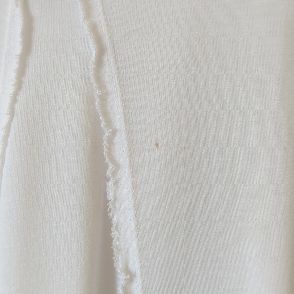 We The Free Classic Oversized Lightweight V-neck Tank Top White XS - Picture 10 of 11